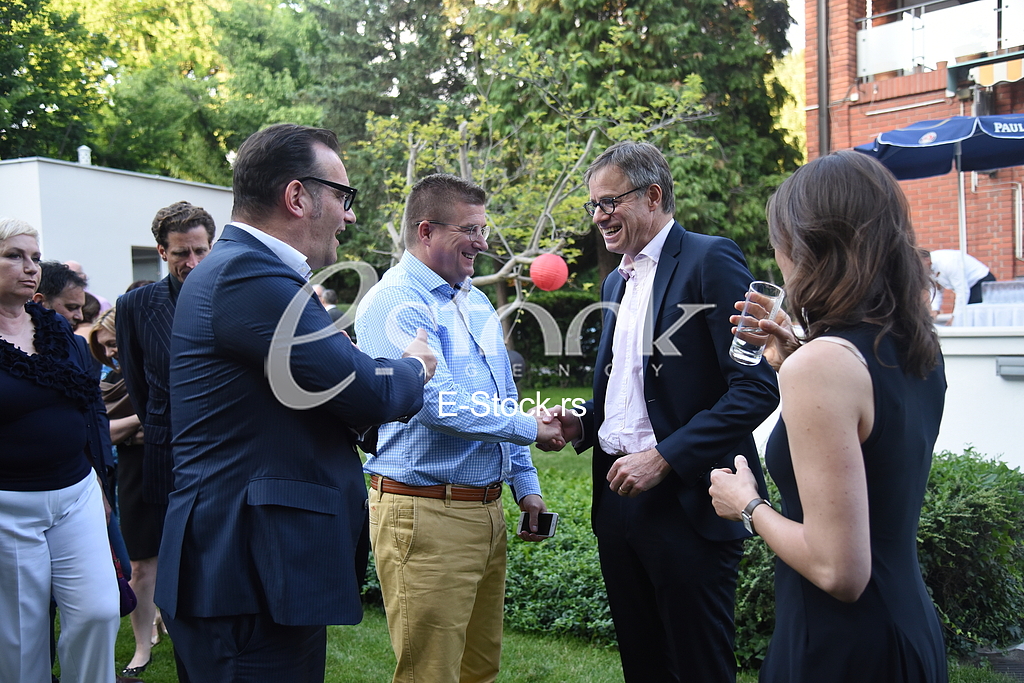 Summer party in the German embassy