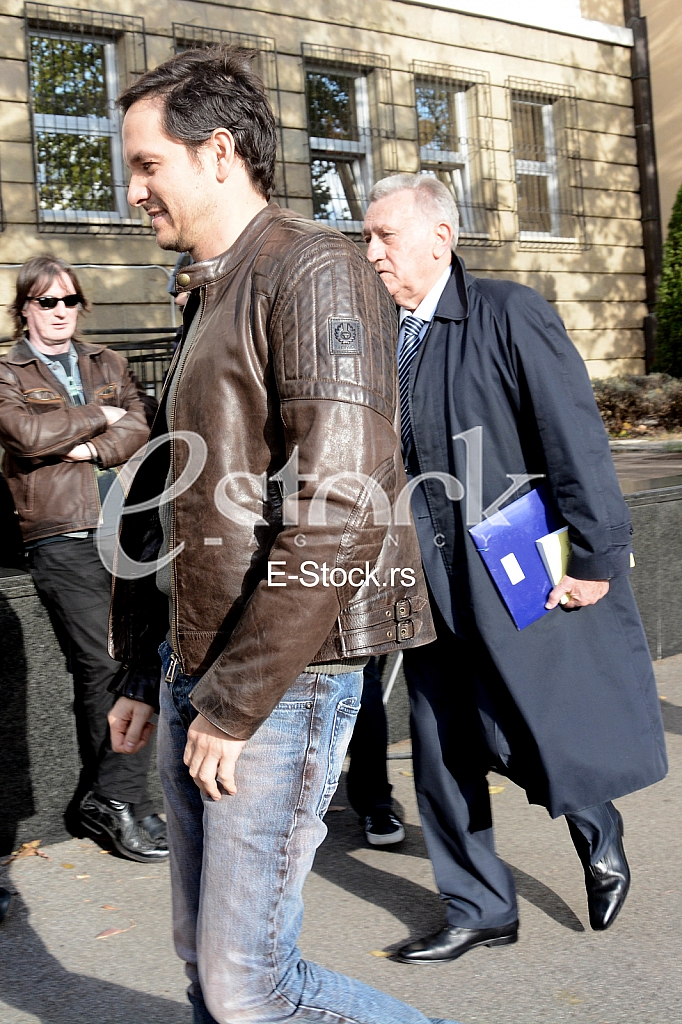 The trial of Miroslav Miskovic and his son Marko for tax evasion started in the Special Court.