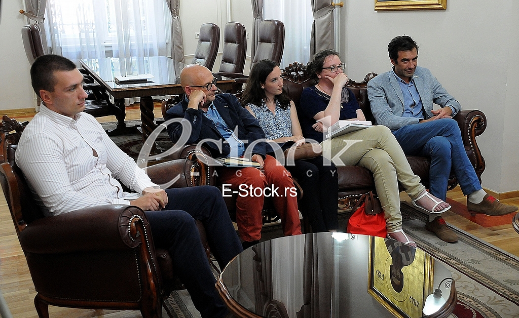French delegation visiting the Nis
