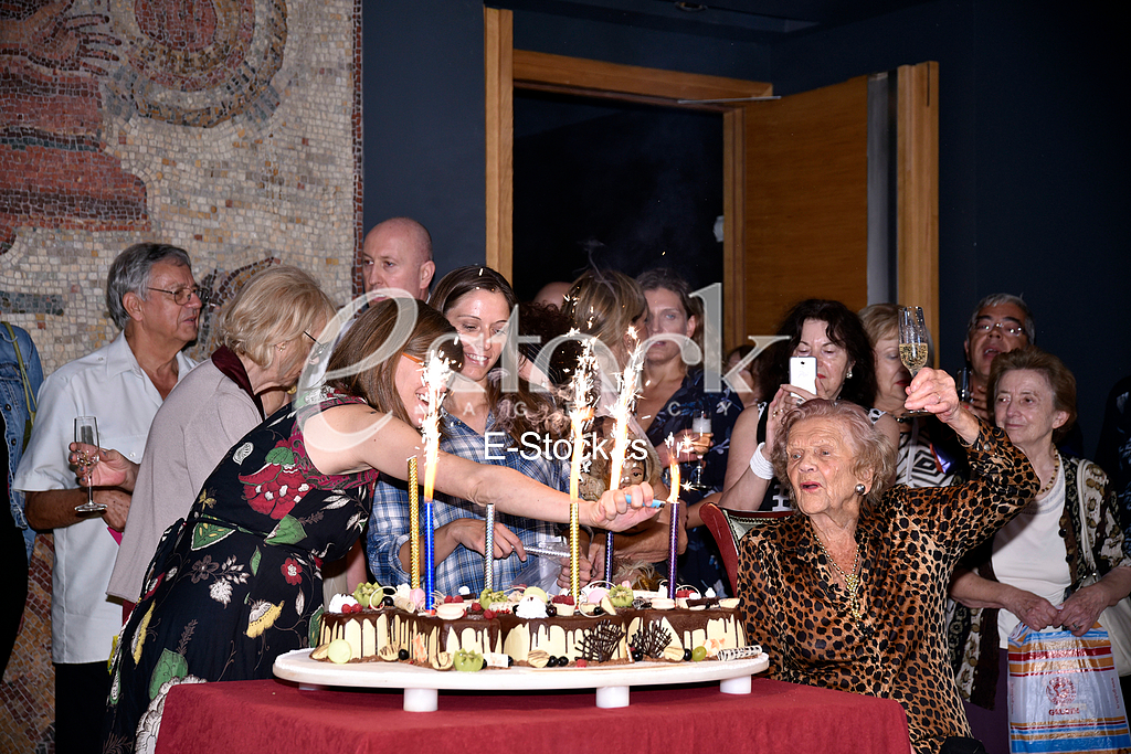 The actress Branka Veselinovic  celebrated her hundredth birthday
