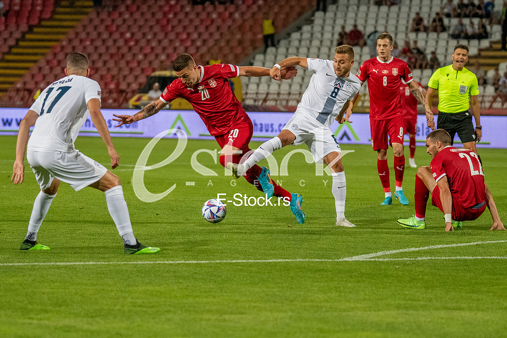 Fudbal: UEFA Liga nacija: Srbija - Slovenija