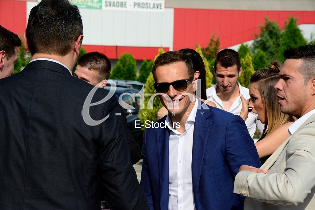 The wedding of goalkeeper Vladimir Stojkovic