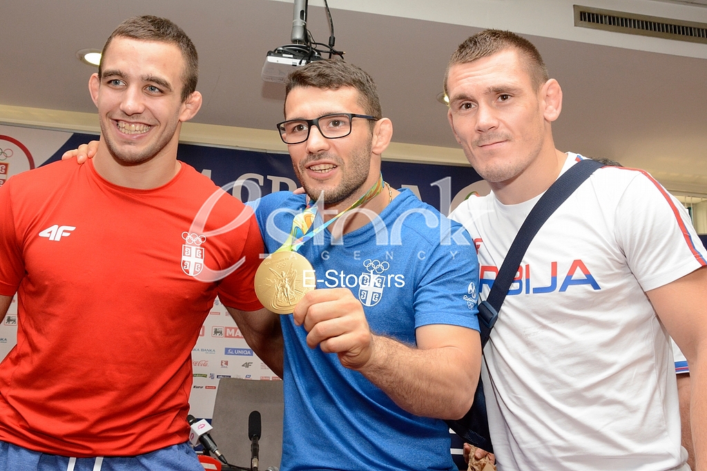 Olympic champion in wrestling, return from Olympics, Davor Stefanek