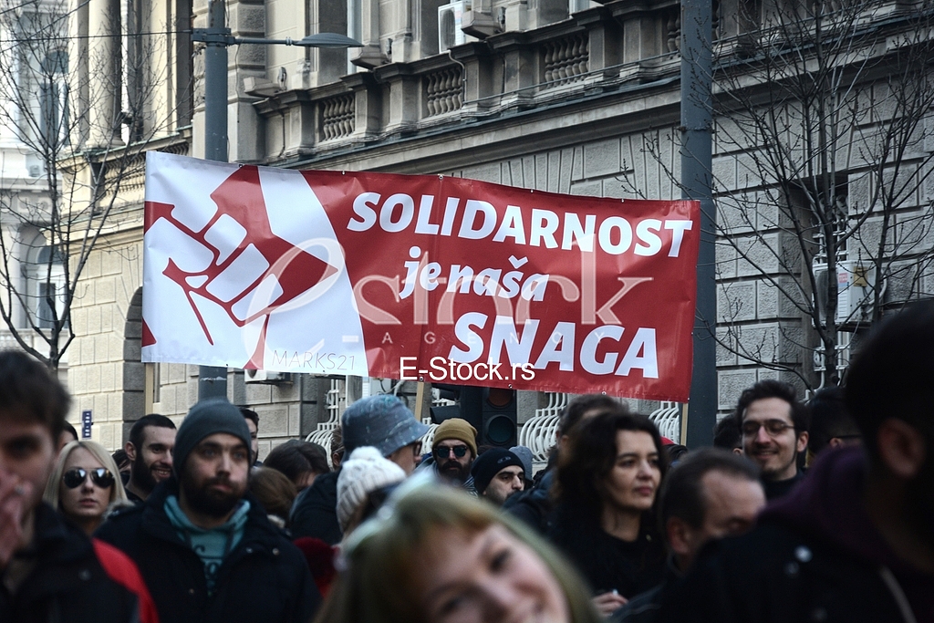 Protest ''Do not give Belgrade''

