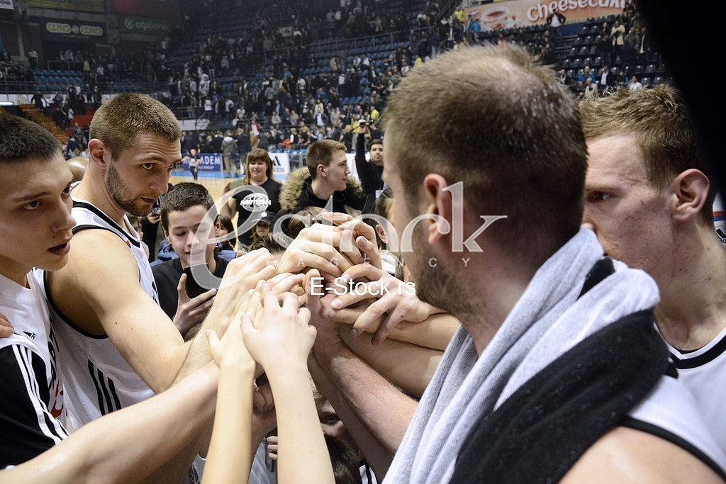 Partizan-Paok, (78:82), basketball game, FIBA league.