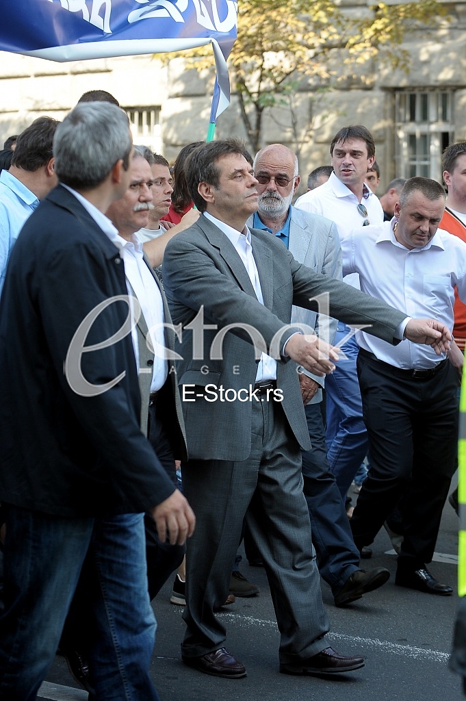 Protest against membership of the European Union.