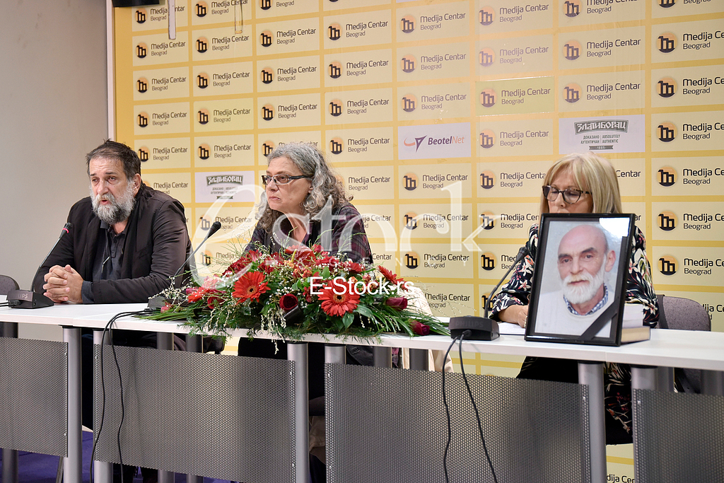 The commemoration of journalist Nebojsa Pesic
