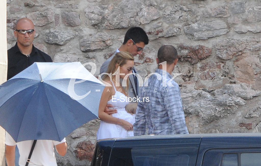 church wedding of Novak Djokovic