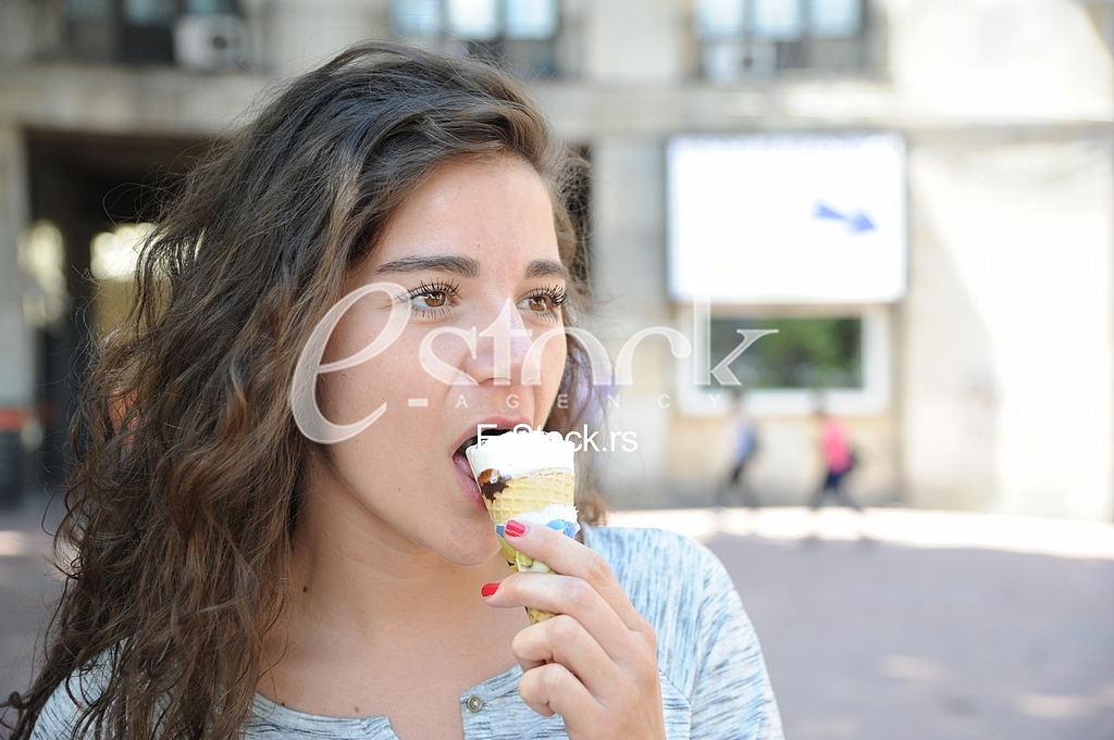 Ice cream on Belgrade streets