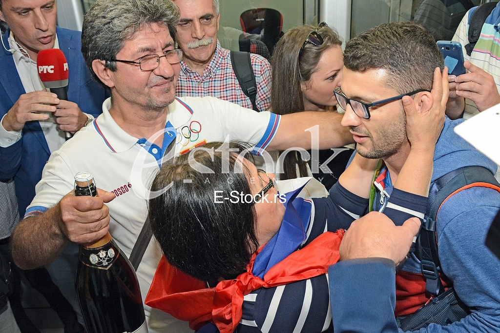 Olympic champion in wrestling, return from Olympics, Davor Stefanek