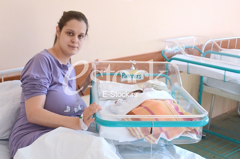 The first baby born in 2017