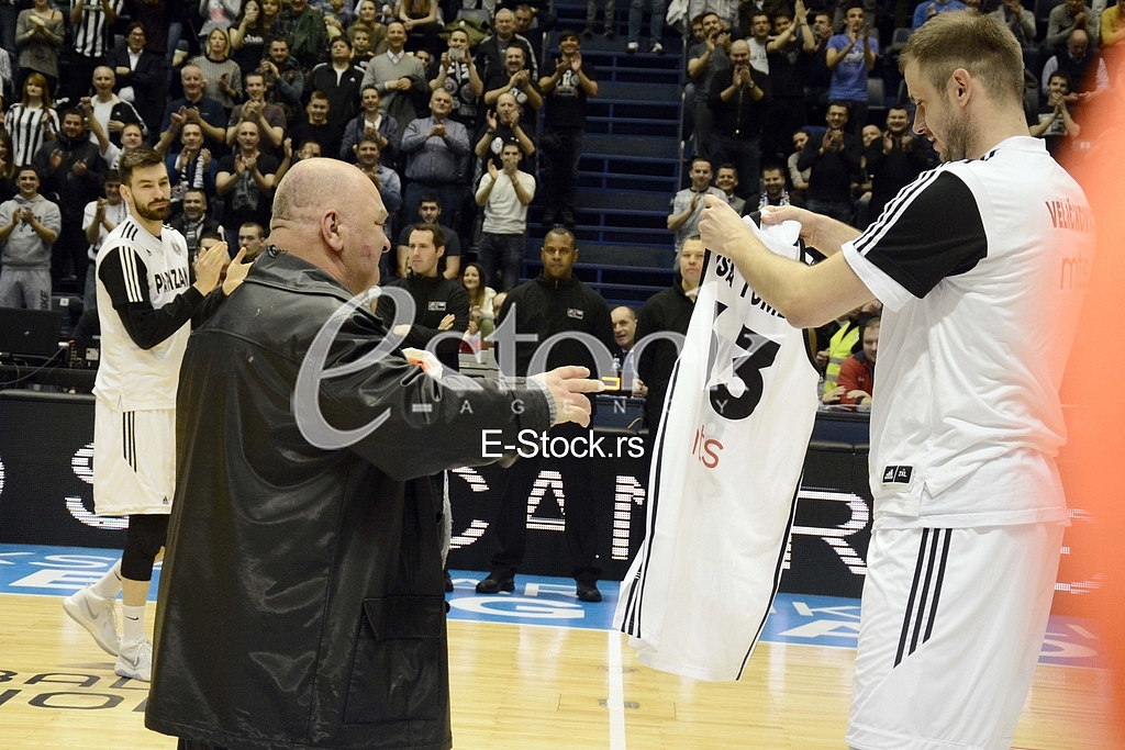 Partizan-Paok, (78:82), basketball game, FIBA league.