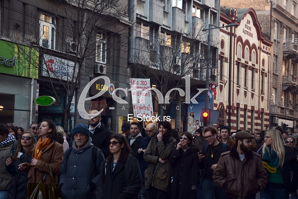 Protest ''Do not give Belgrade''

