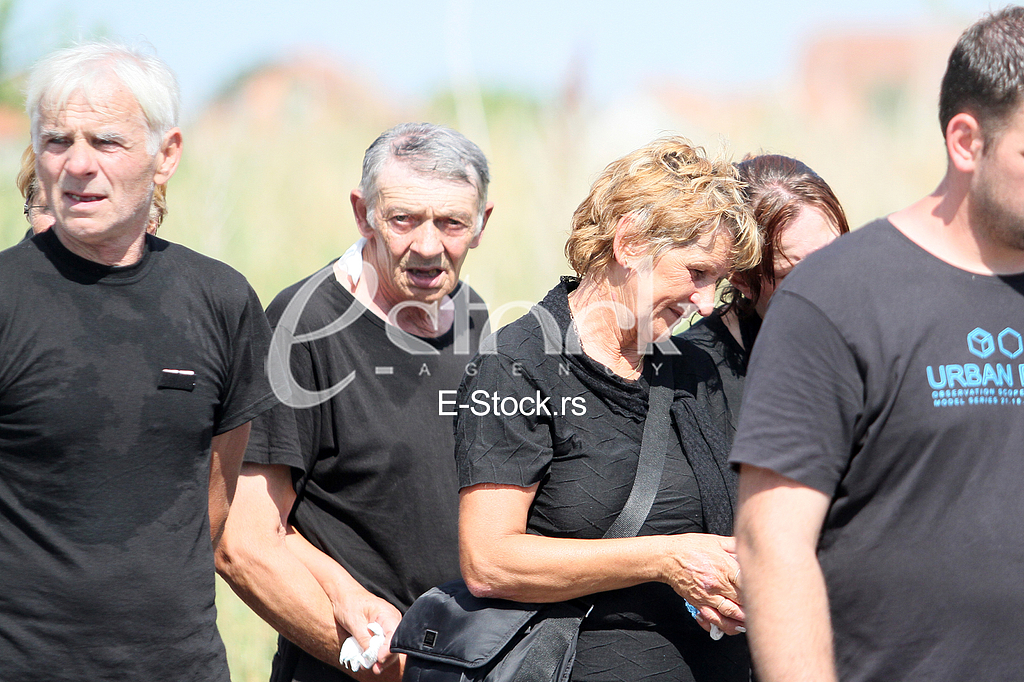 The funeral of Igor Zivanovic 