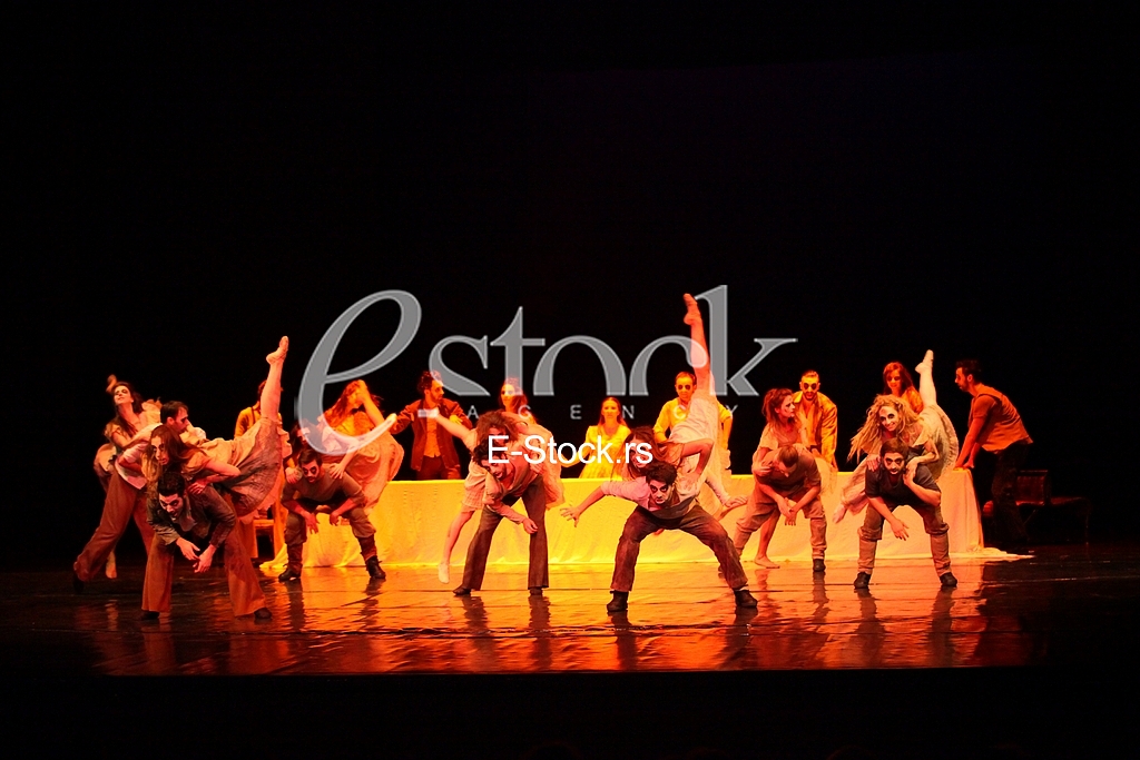 Ballet Who's singing there.ballet to the music by Vojislav Voki Kostic, DEDICATED TO THE ACTOR Dragan Nikolic.National Theatre.