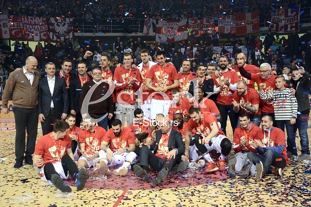 The final basketball game Korac Cup in Nis.