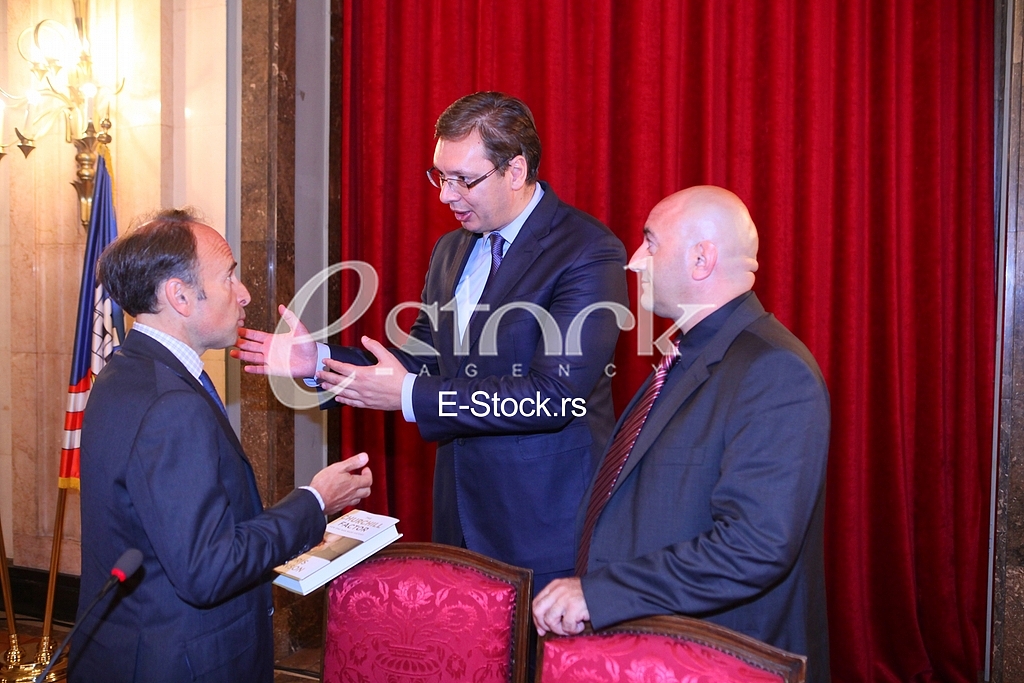 Serbian Prime Minister Aleksandar Vucic on the promotion of the book 
