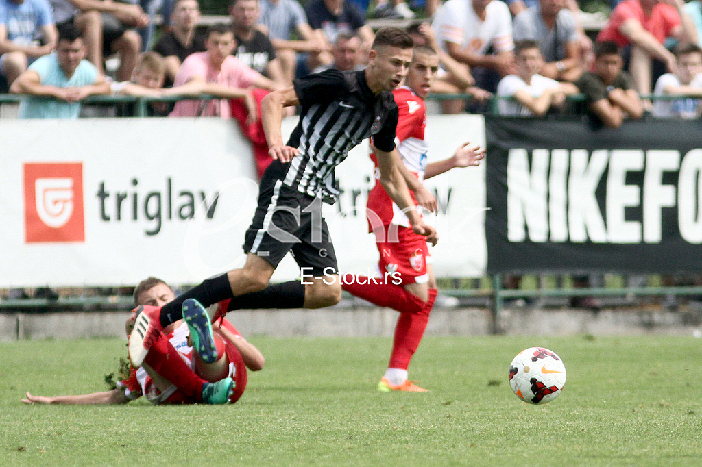 Football match  Partizan and Red Star.