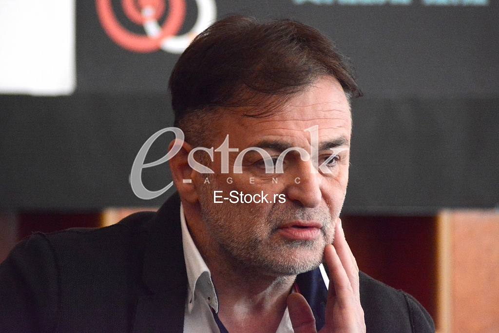 Press conference, theatrical play 