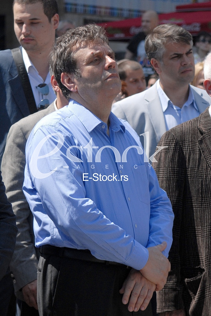 Protest gathering of Serbs