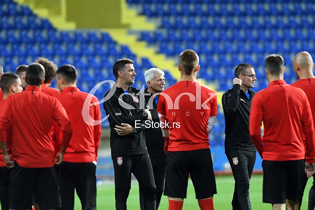 Training of the Serbian national team