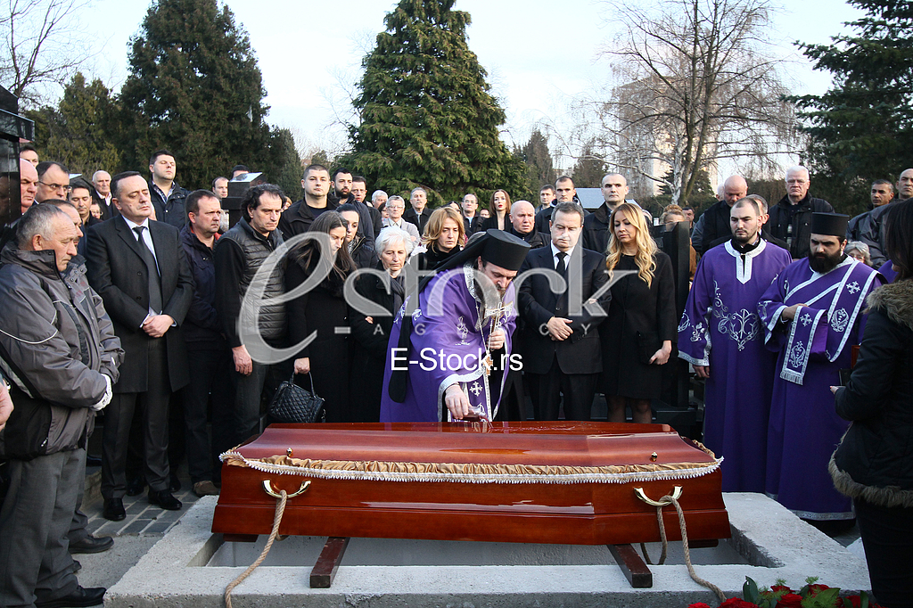 The burial of Desimir Dacic
