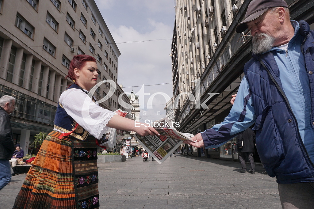First prints of Serbian Telegraf distribution