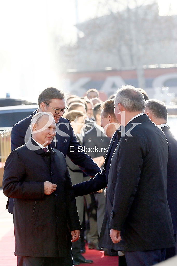 Vladimir Putin in Belgrade