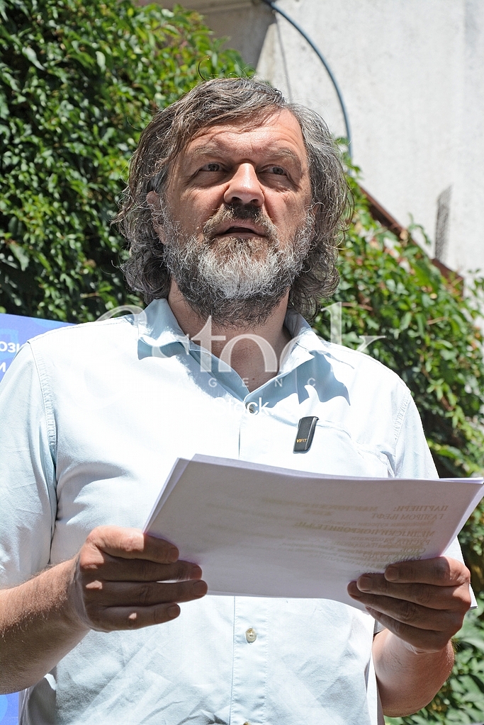  Emir Kusturica, Press conference about fourth music festival 