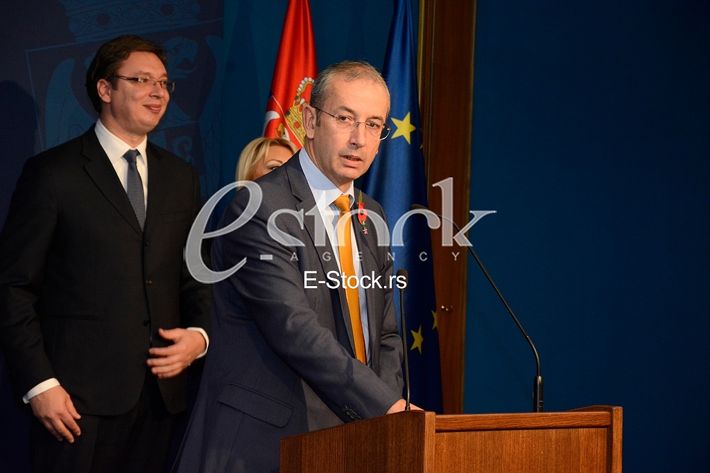 Serbian government, press conference