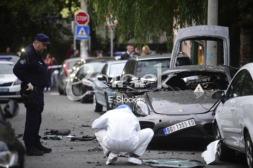 Eksplozija bombe na Vracaru