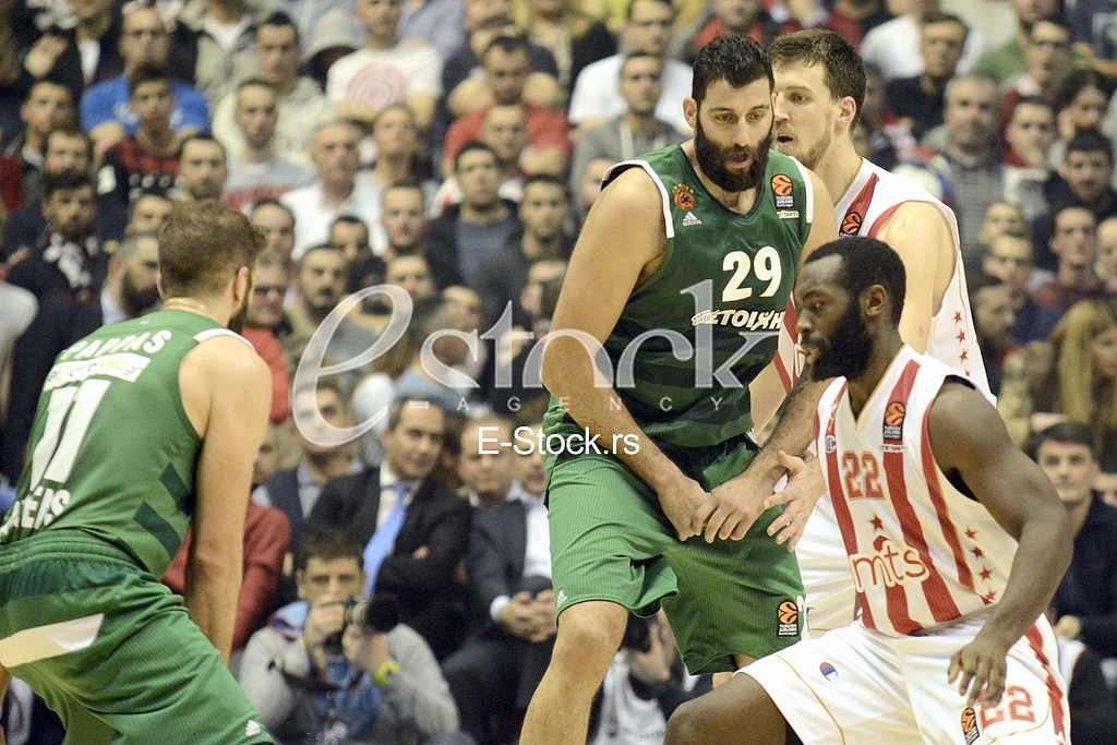 Red Star- Panathinaikos basketball game