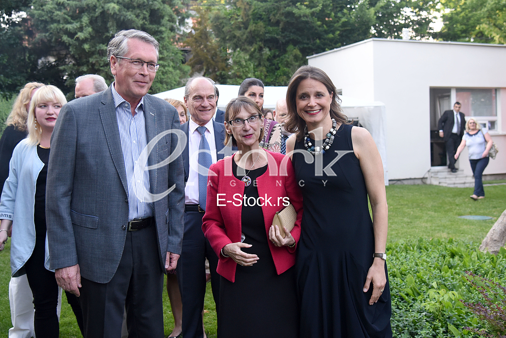 Summer party in the German embassy