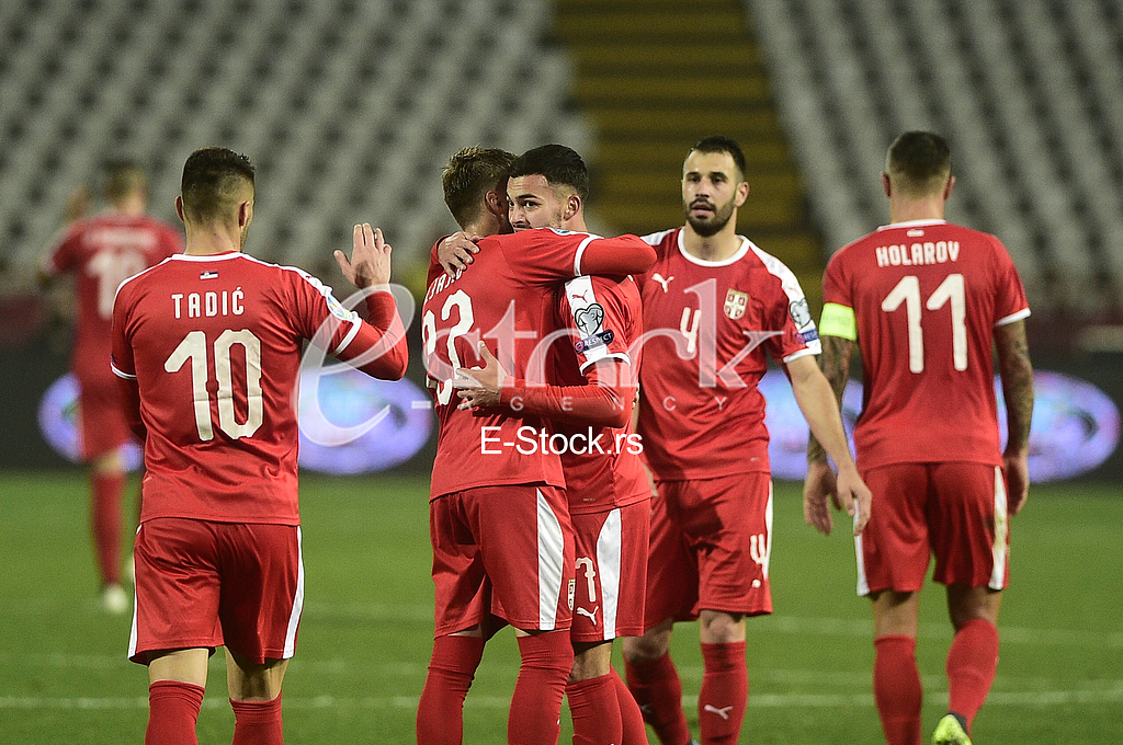 Dusan Tadic Adem Ljajic Nemanja Radonjic Srbija vs Luksemburg