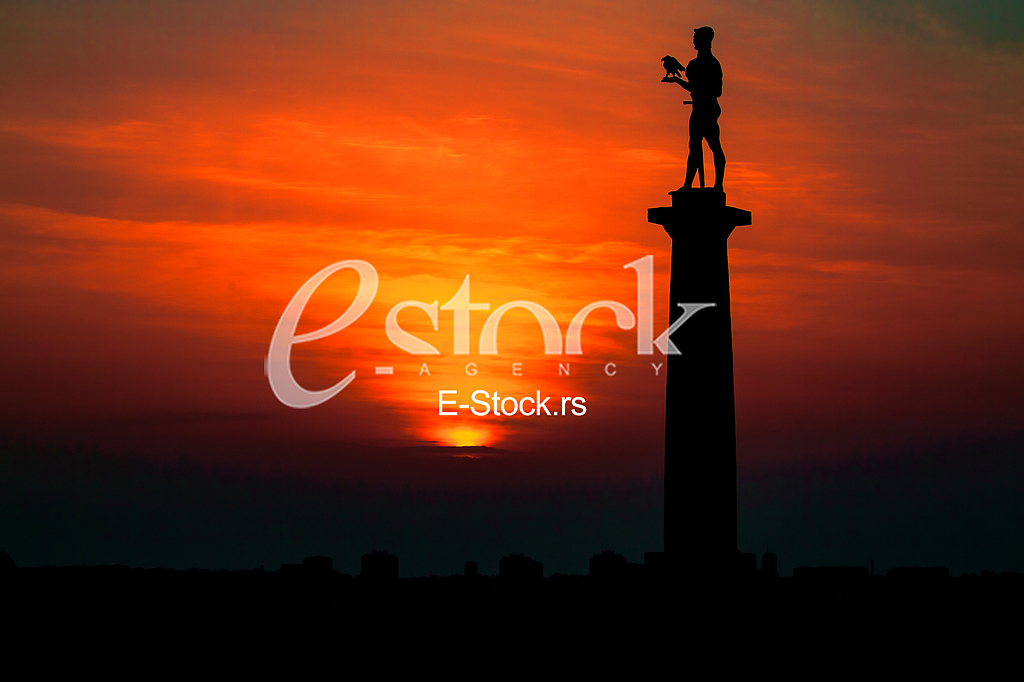 Pobednik monument Belgrade Serbia