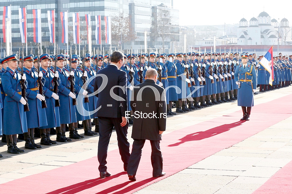 Vladimir Putin in Belgrade
