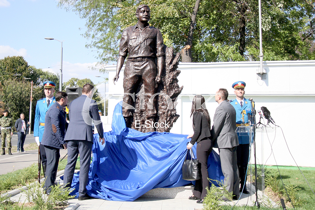 The monument to Major Milan Tepic