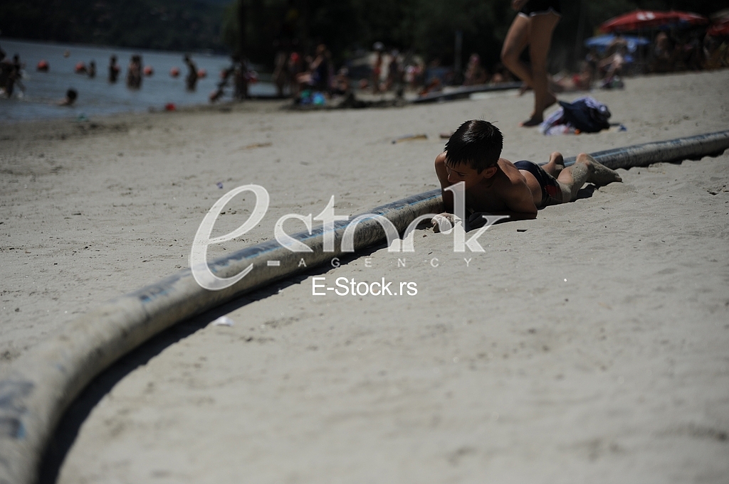 Exit camp and Strand beach