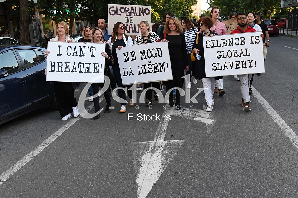 Podgorica protest Ne mogu da disem