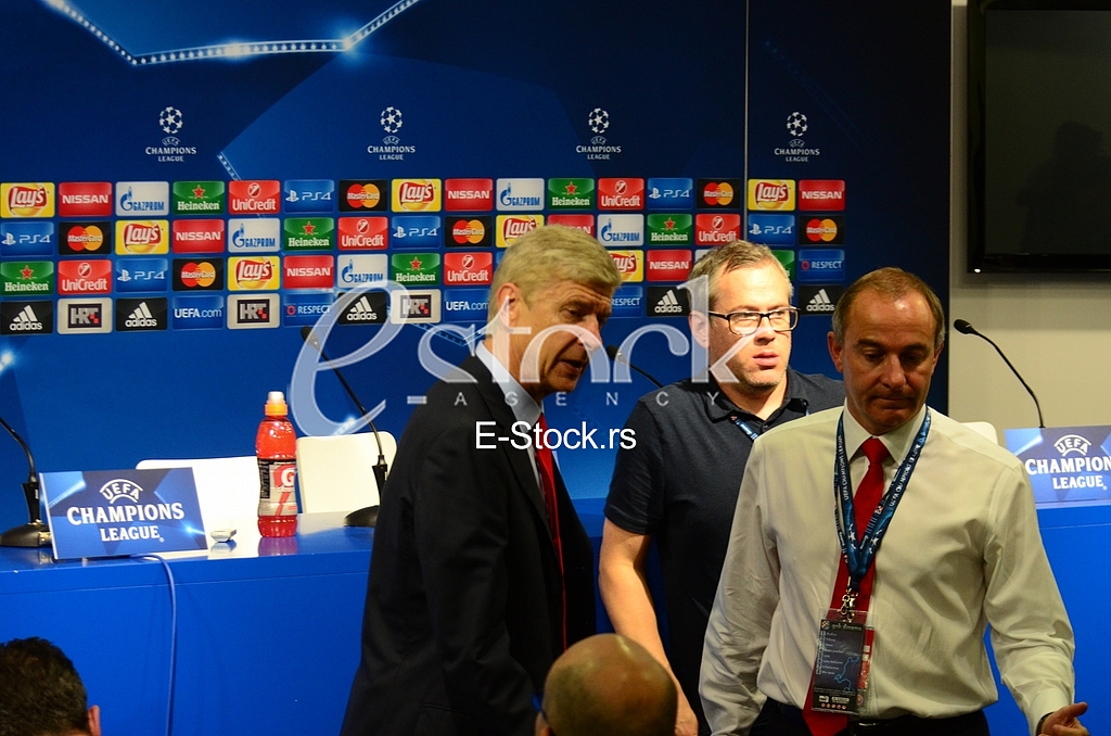 Press conference after the match of UCL