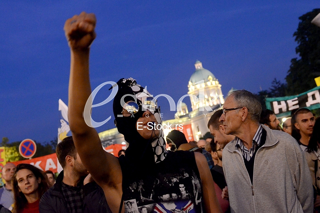 Protest Ne davimo Beograd