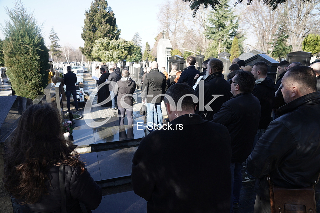 Svetlana Ceca Raznatovic, Veljko Raznatovic, Anastasija Raznatovic i vladika Stefan Saric