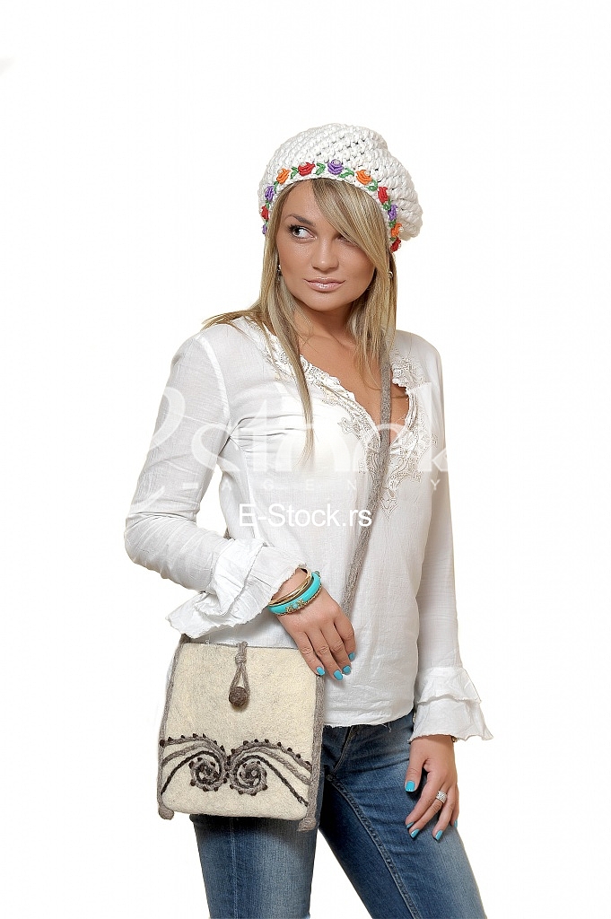Girl in ethno clothes