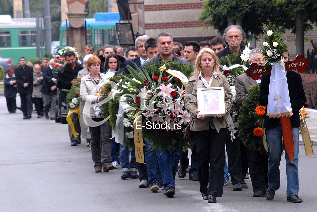 Funeral Jelene Gencic