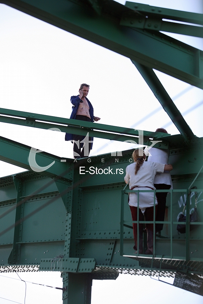 Suicide at Old Sava bridge