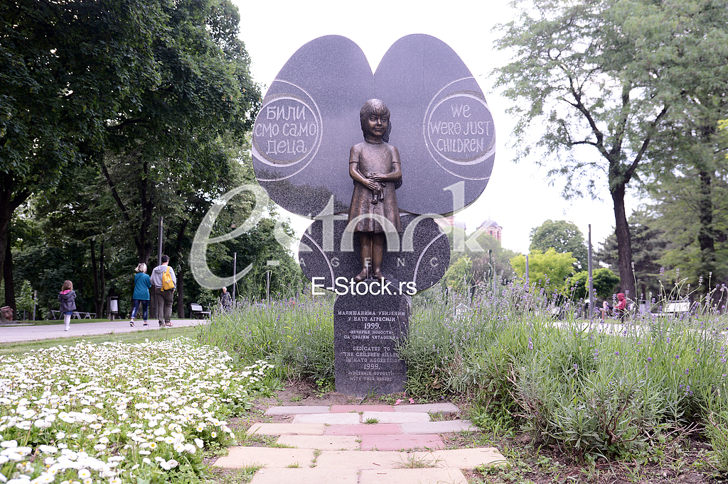  We were just children, monument in Tasmajdan Park