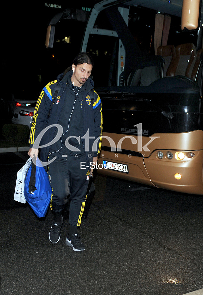 Sweden football team in Podgorica