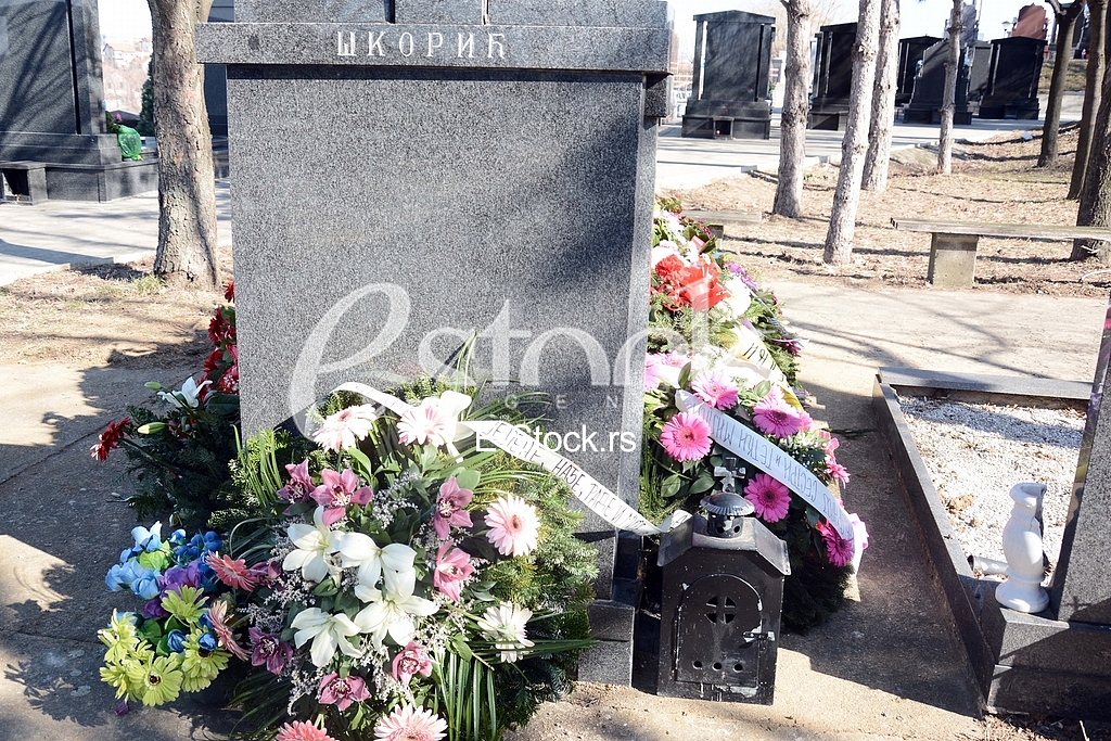 Funeral of Milka Skoric, mother of popular singer, Mira Skoric.