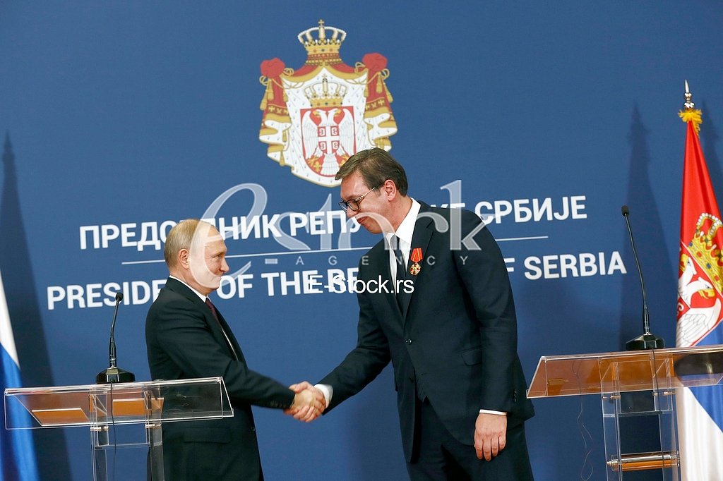 Vladimir Putin in Belgrade