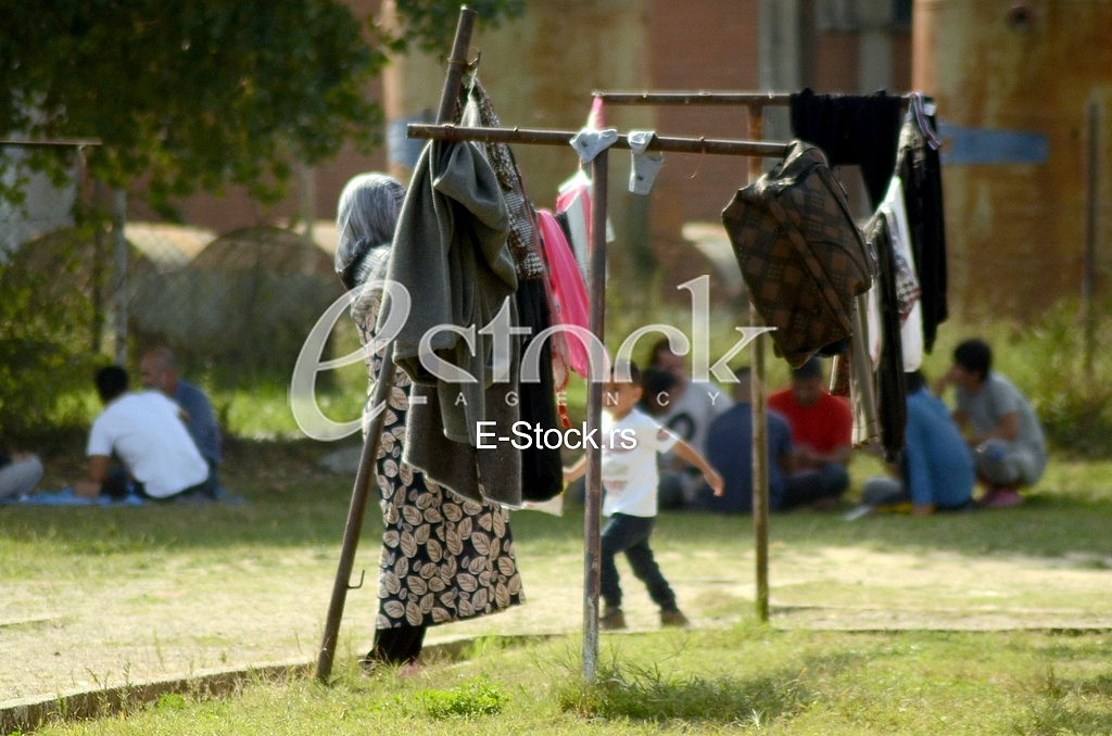 The reception center for migrants